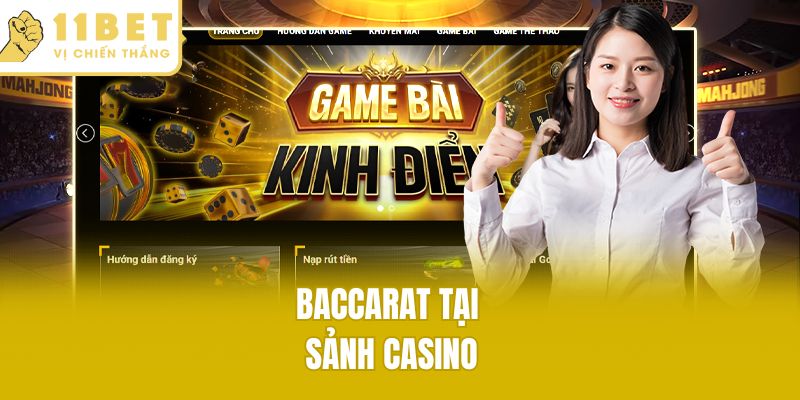 Baccarat tại sảnh casino