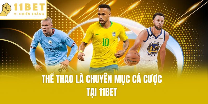 Thể thao là chuyên mục cá cược tại 11bet