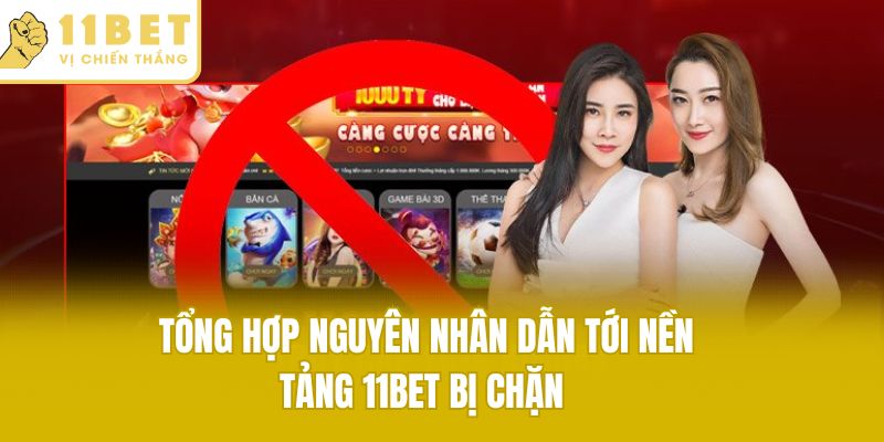 Tổng hợp nguyên nhân dẫn tới nền tảng 11bet bị chặn